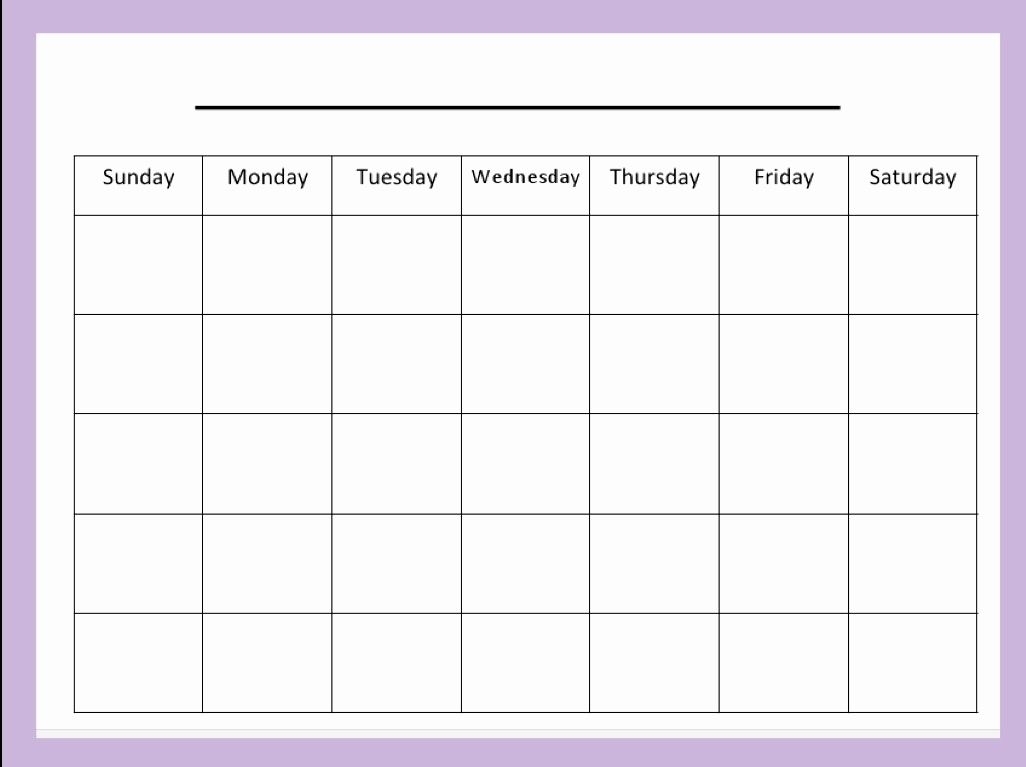 Calendar Template 31 Days In 2020 | Calendar Printables