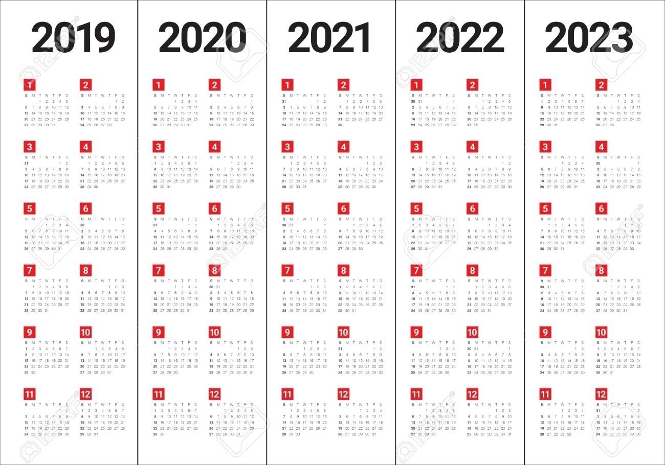 Calendar Years 2019 2020 2021 2022 2023 Di 2020