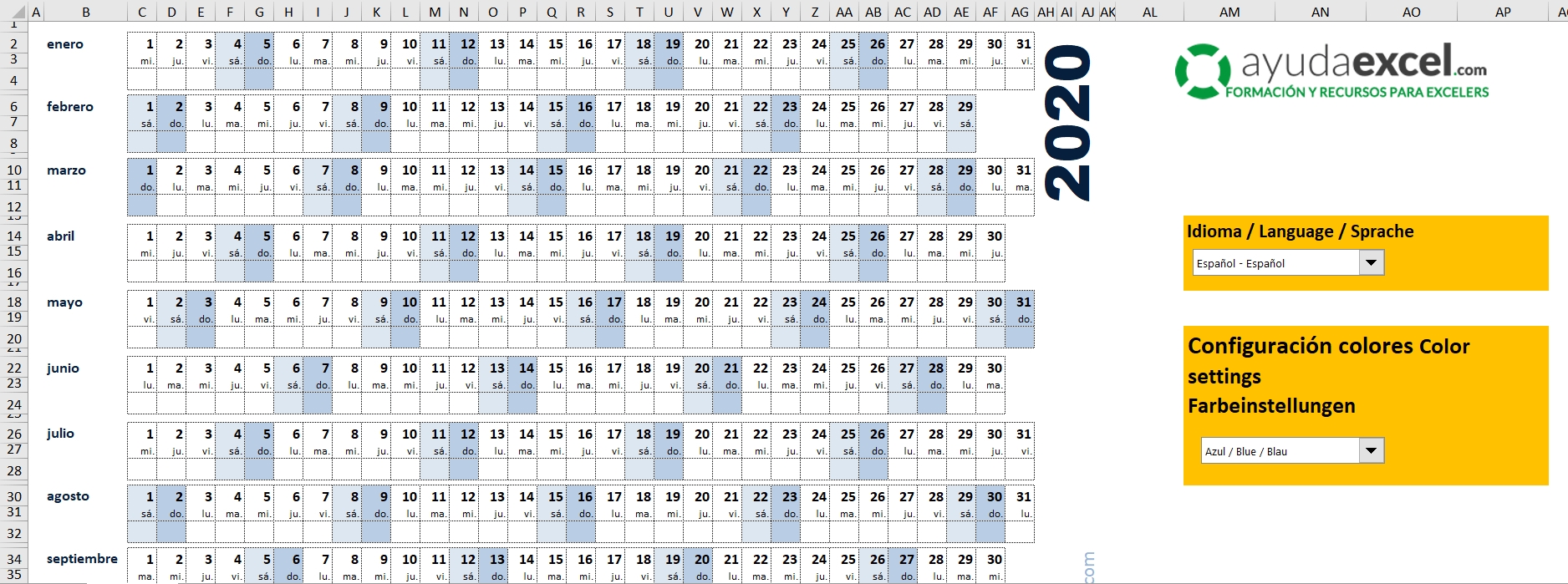 Calendario Juliano 2020 Pdf | Calendar Printable Free