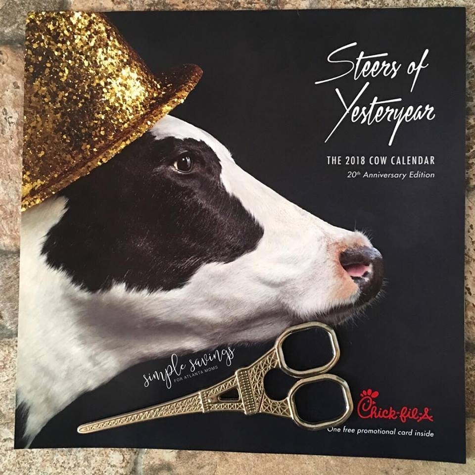 Chick-Fil-A 2018 Calendars -