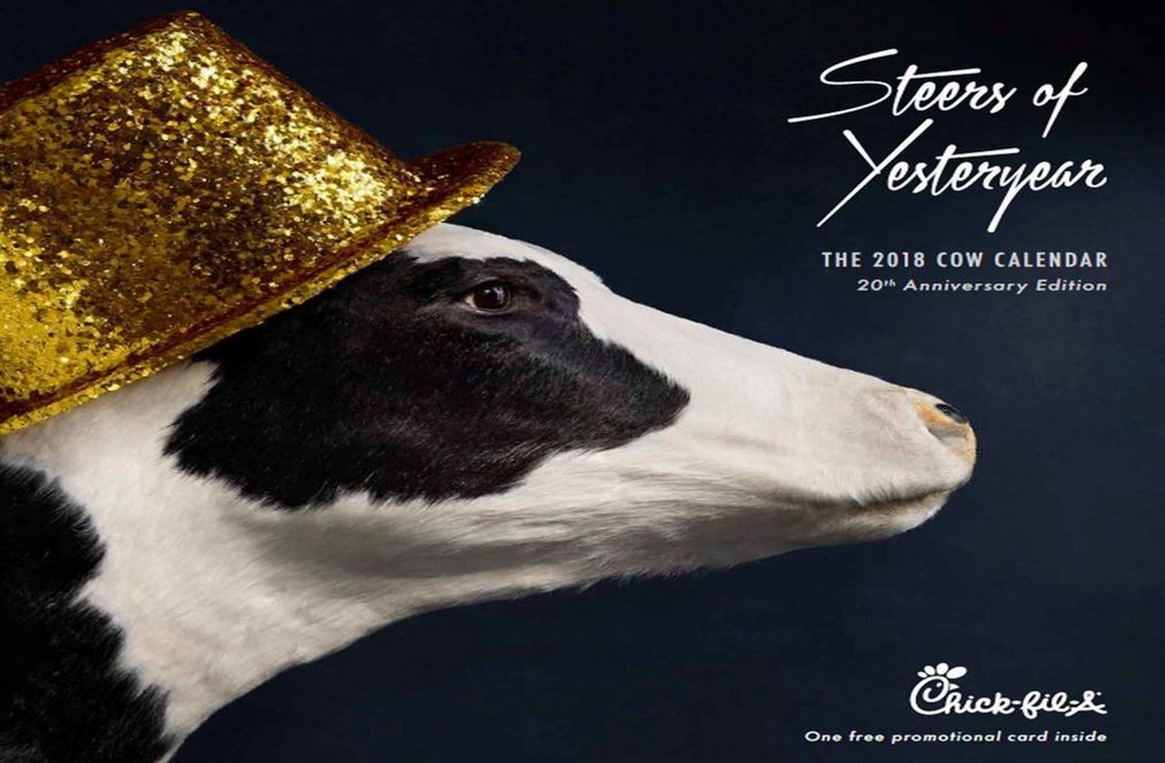 Chick-Fil-A Kills The Cow Calendar And People Aren&#039;T Happy pertaining to 2020 Chick Fil A Calendar