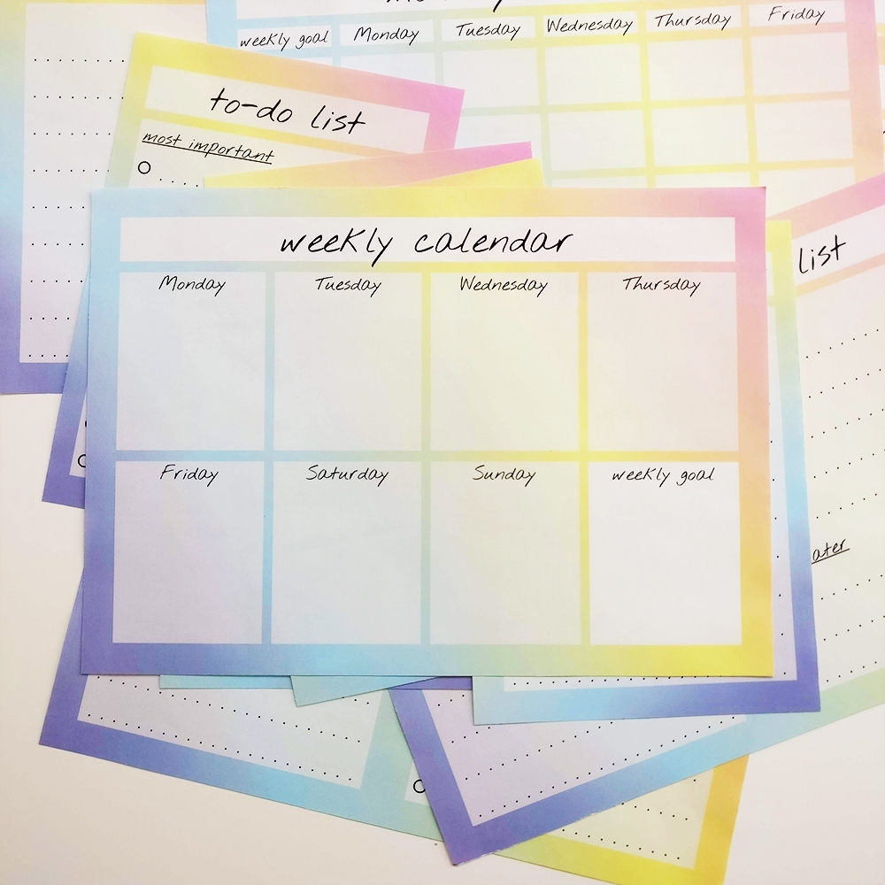 Crush Your Goals With My To-Do List And Calendar - Aliz&#039;S