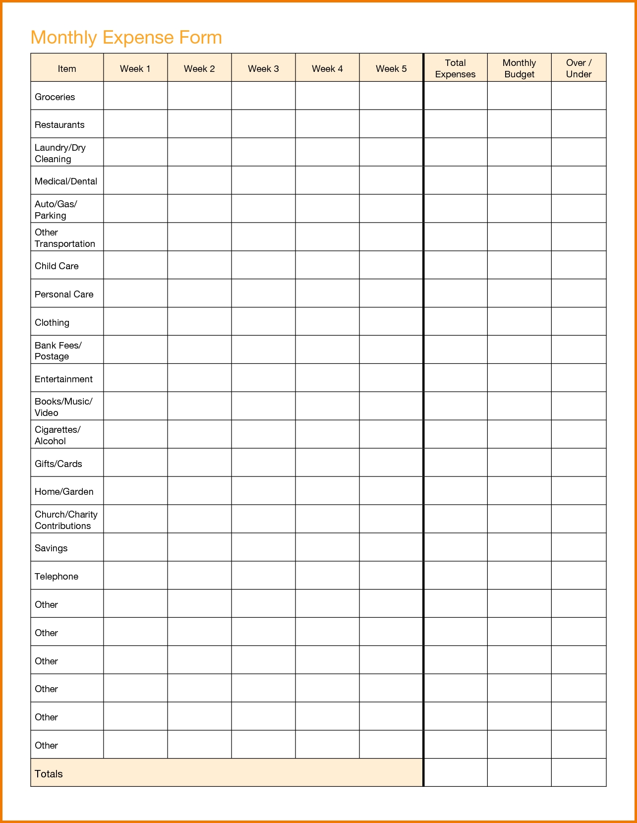 Excel Spreadsheet For Monthly Bills Spending Budget Expenses intended for List Of Monthly Bills To Pay