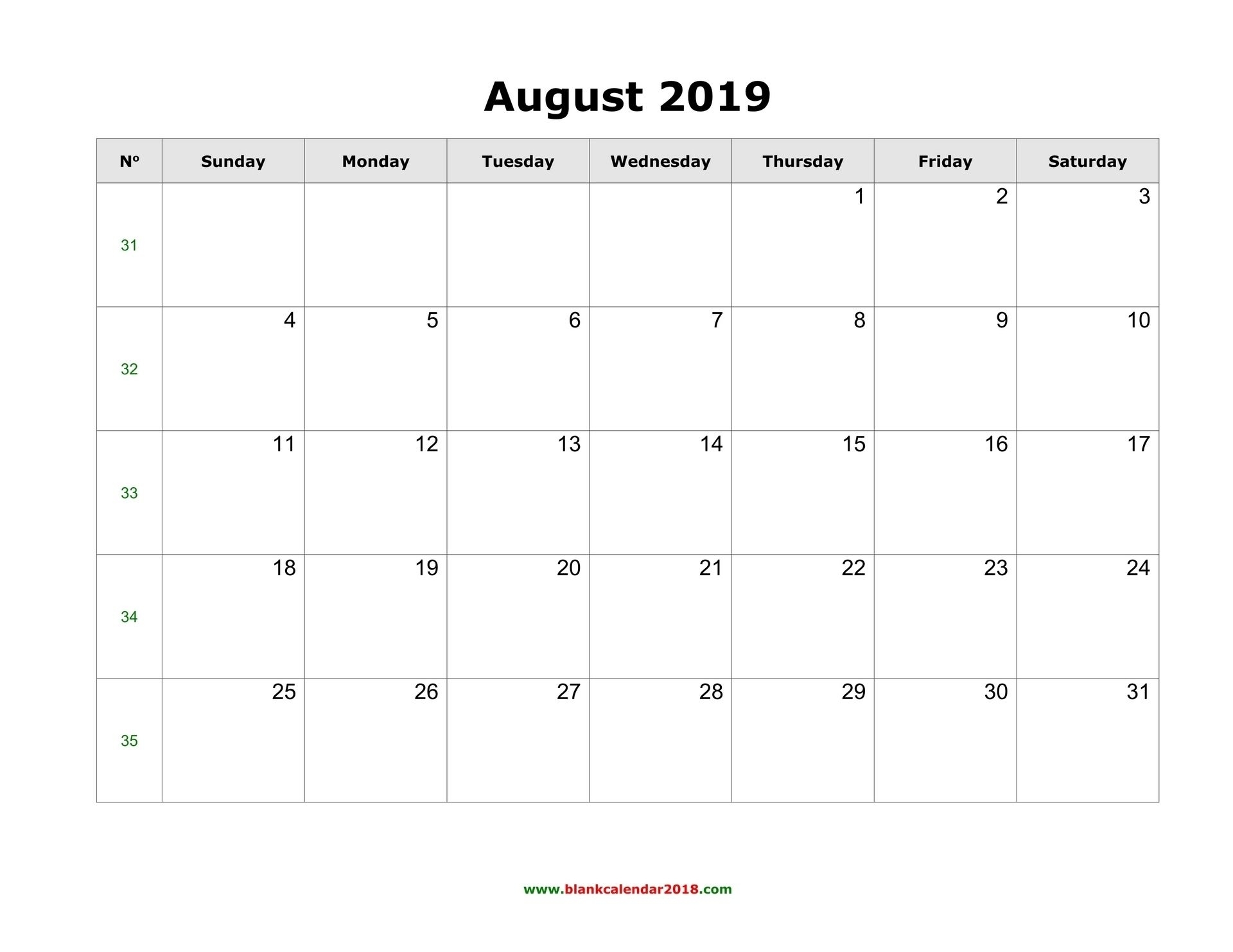 Exceptional Free Blank Calendar Printable Weekly No Download