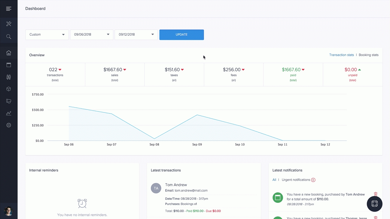 Filtering Bookings And Time Slots On The Calendar – Resova