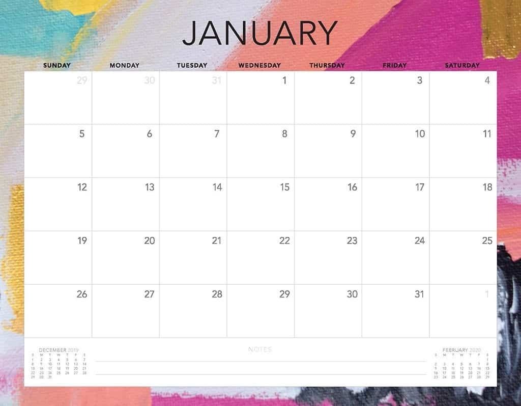 Free 2020 Printable Calendars - 51 Designs To Choose From!