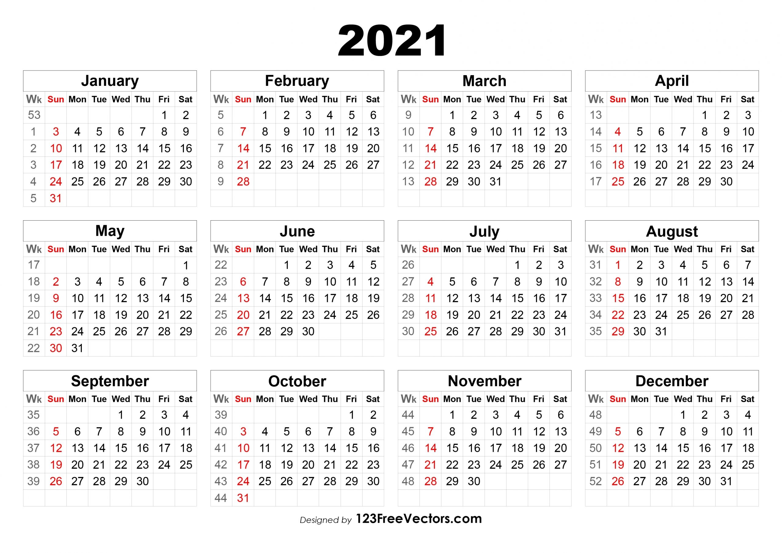 2023 Calendar With Week Numbers Starting Sunday Excel