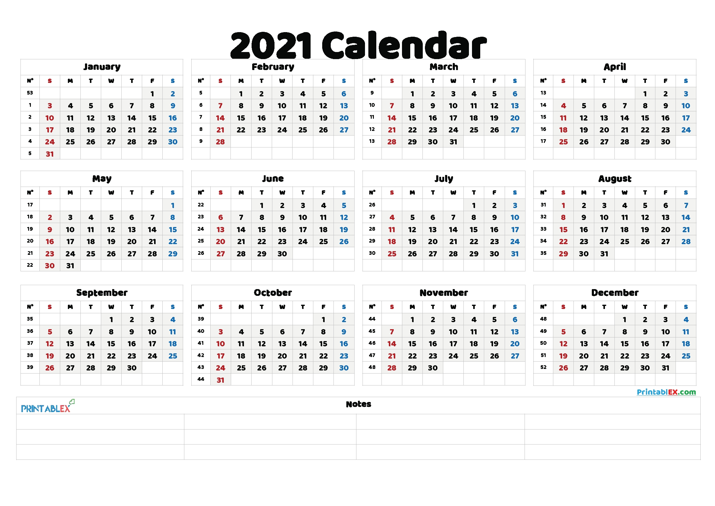 Week Number 2021 Excel - Calendar Inspiration Design