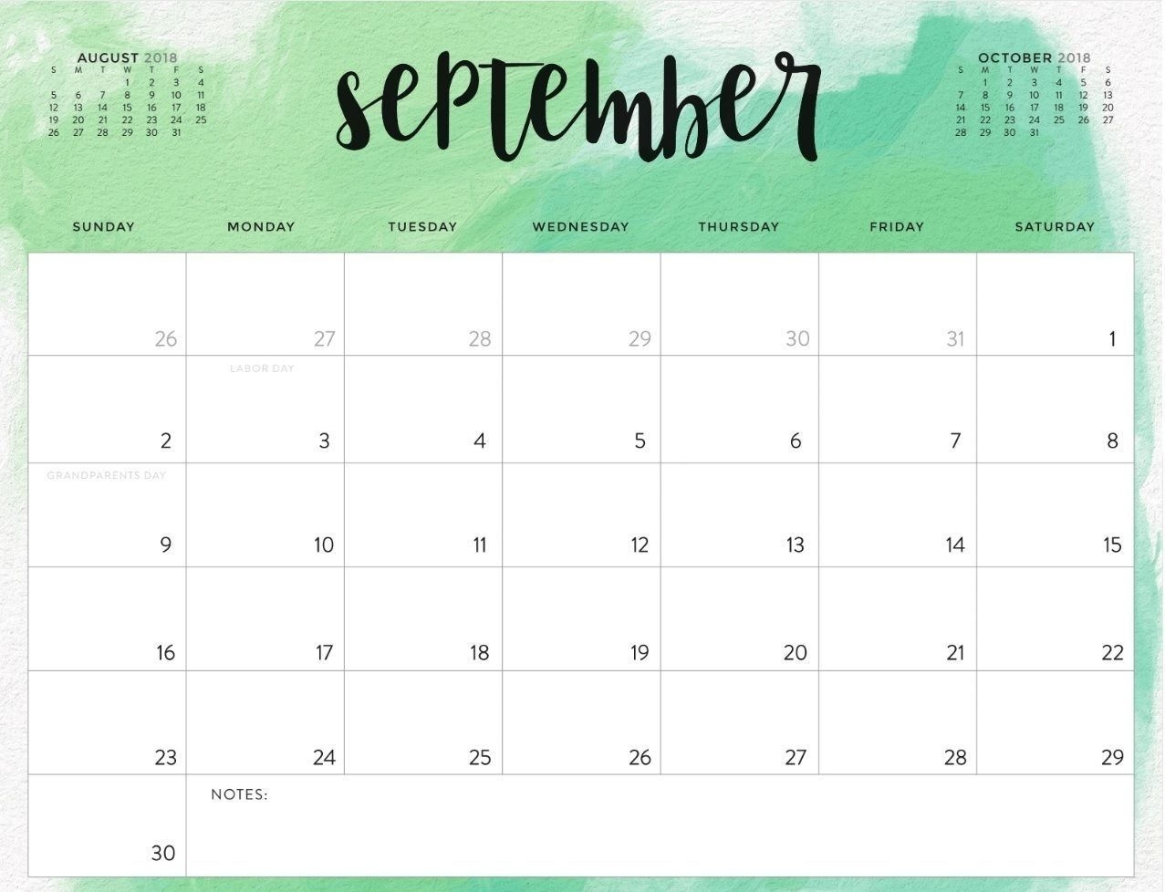 Free Printable Calendar Waterproof In 2020 | September