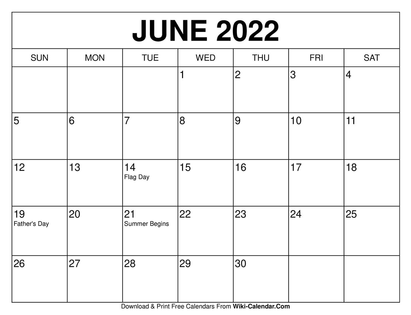 Free Printable June 2020 Calendars with regard to Free Priintable Calendar Day By Day