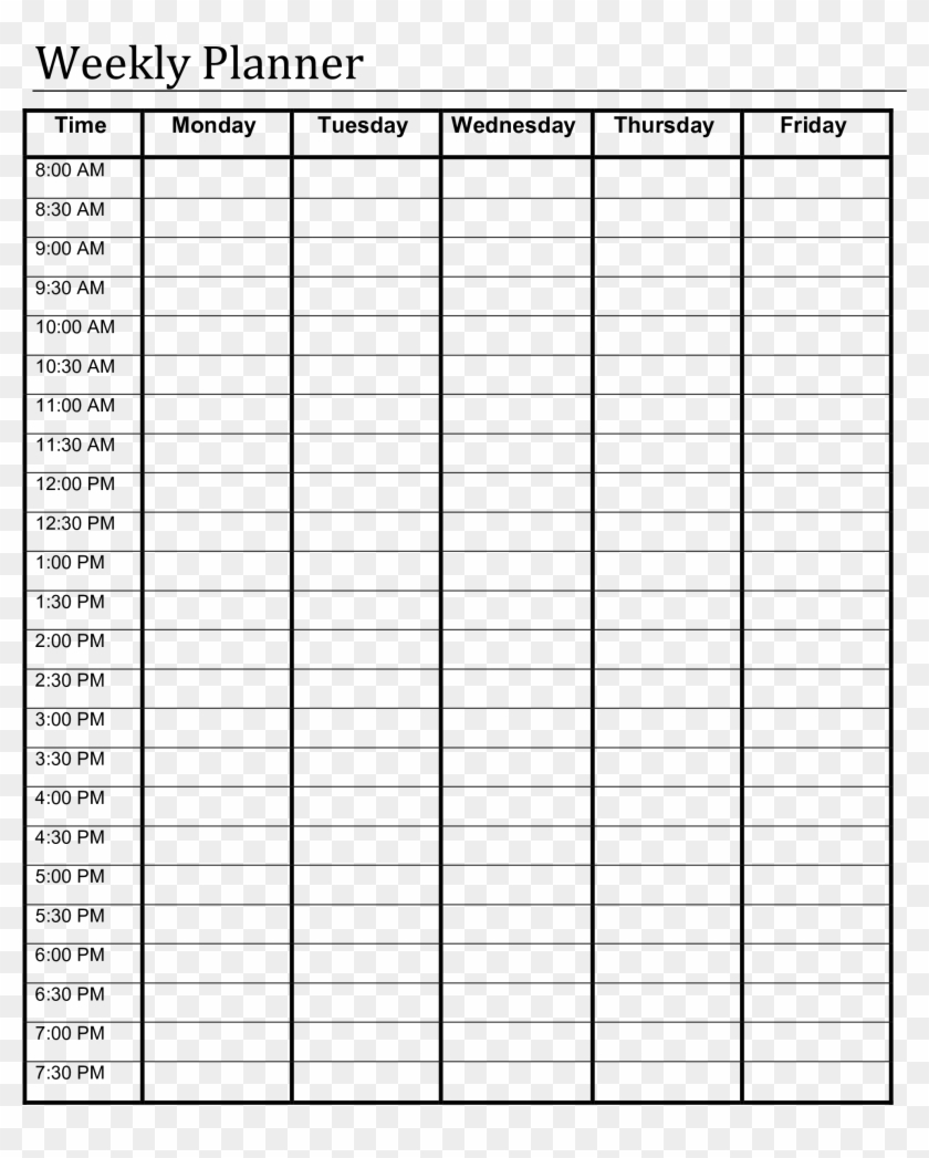 Full Size Of Blank Weekly Schedule Printable Week Planner with regard to 2019 Printable Weekly Nfl Schedule Pdf