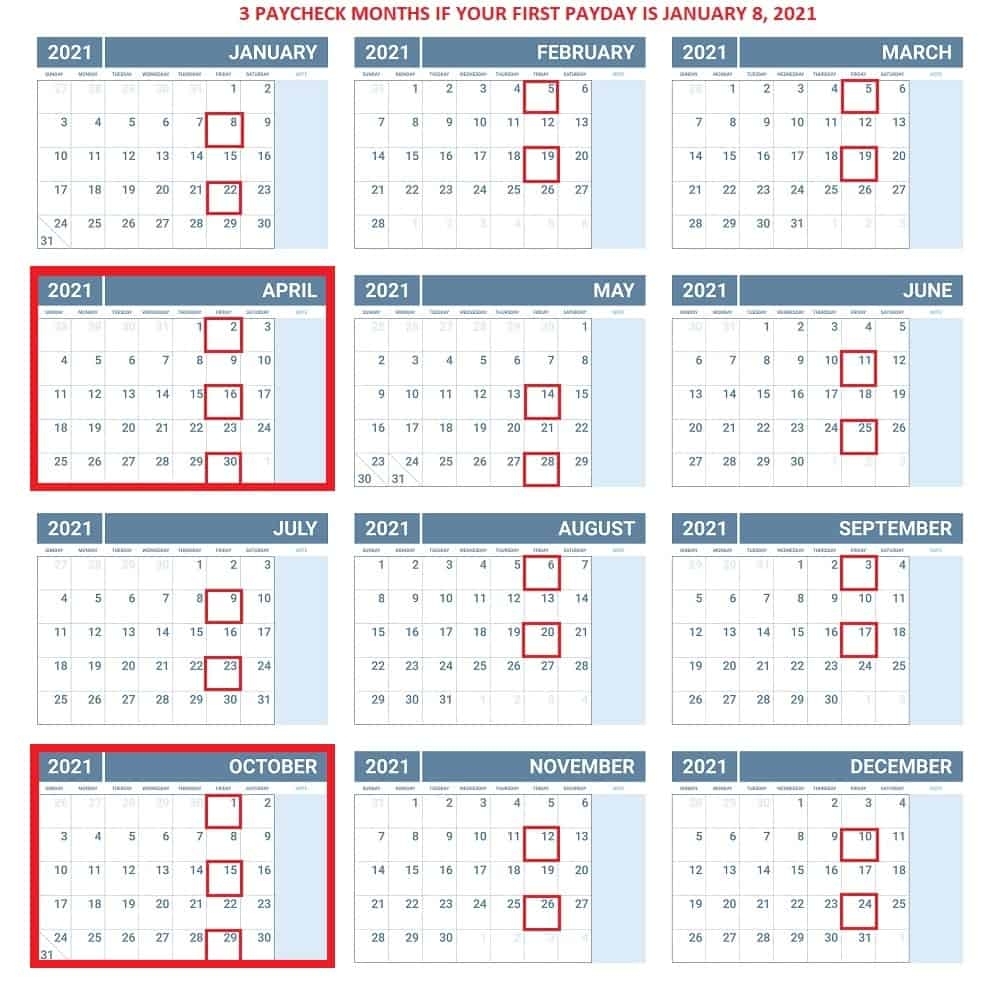 2021 Federal Pay Period Calendar - Calendar Inspiration Design