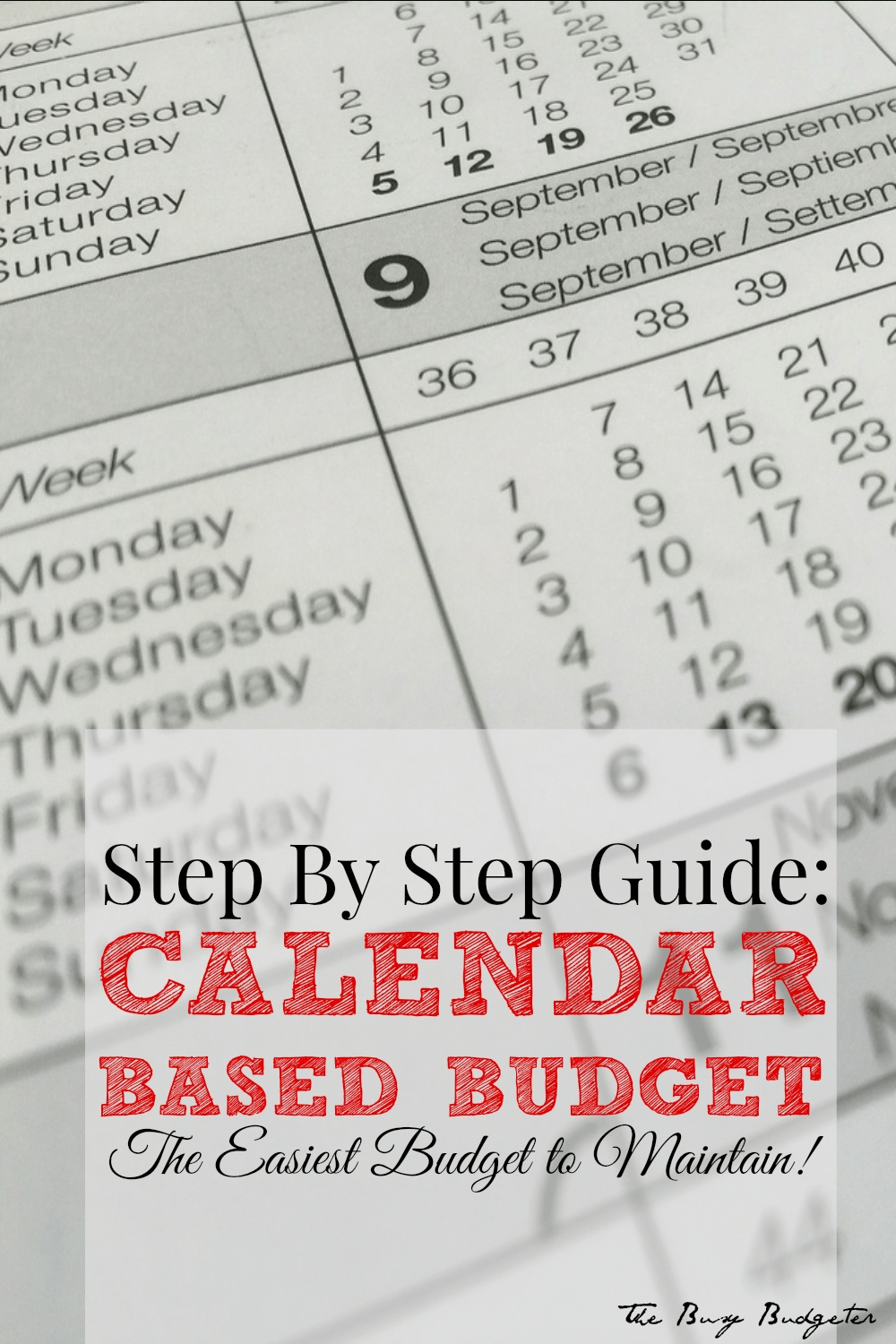 How To Create A Calendar Budget: Easy, Stepstep