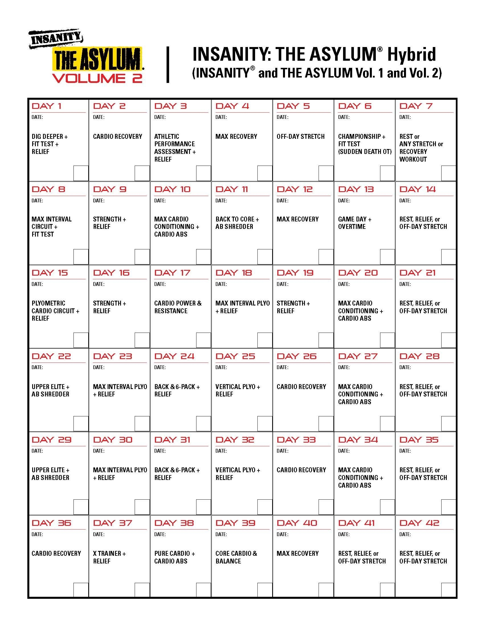 Insanity/Asylum 1 And 2 Hybrid Month 1 - This Is What&#039;S Next