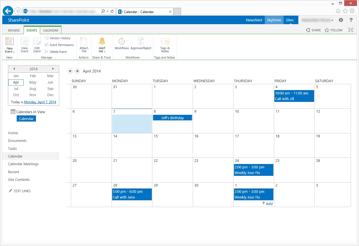 Invite Attendees From Sharepoint Calendar