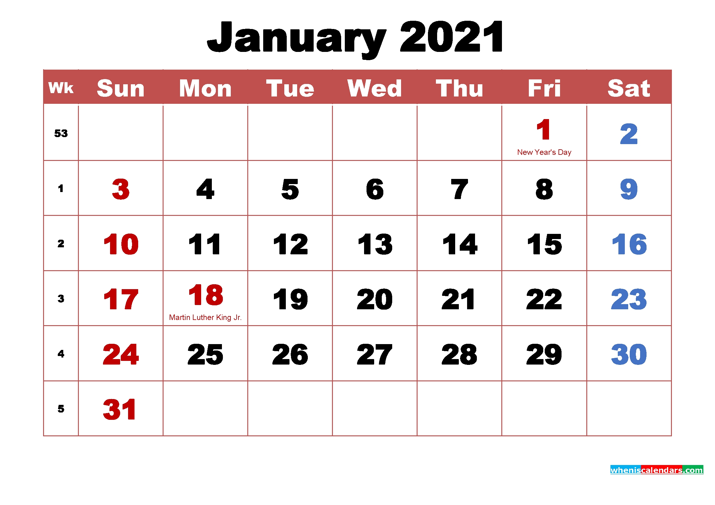 January 2021 Calendar Wallpapers - Top Free January 2021