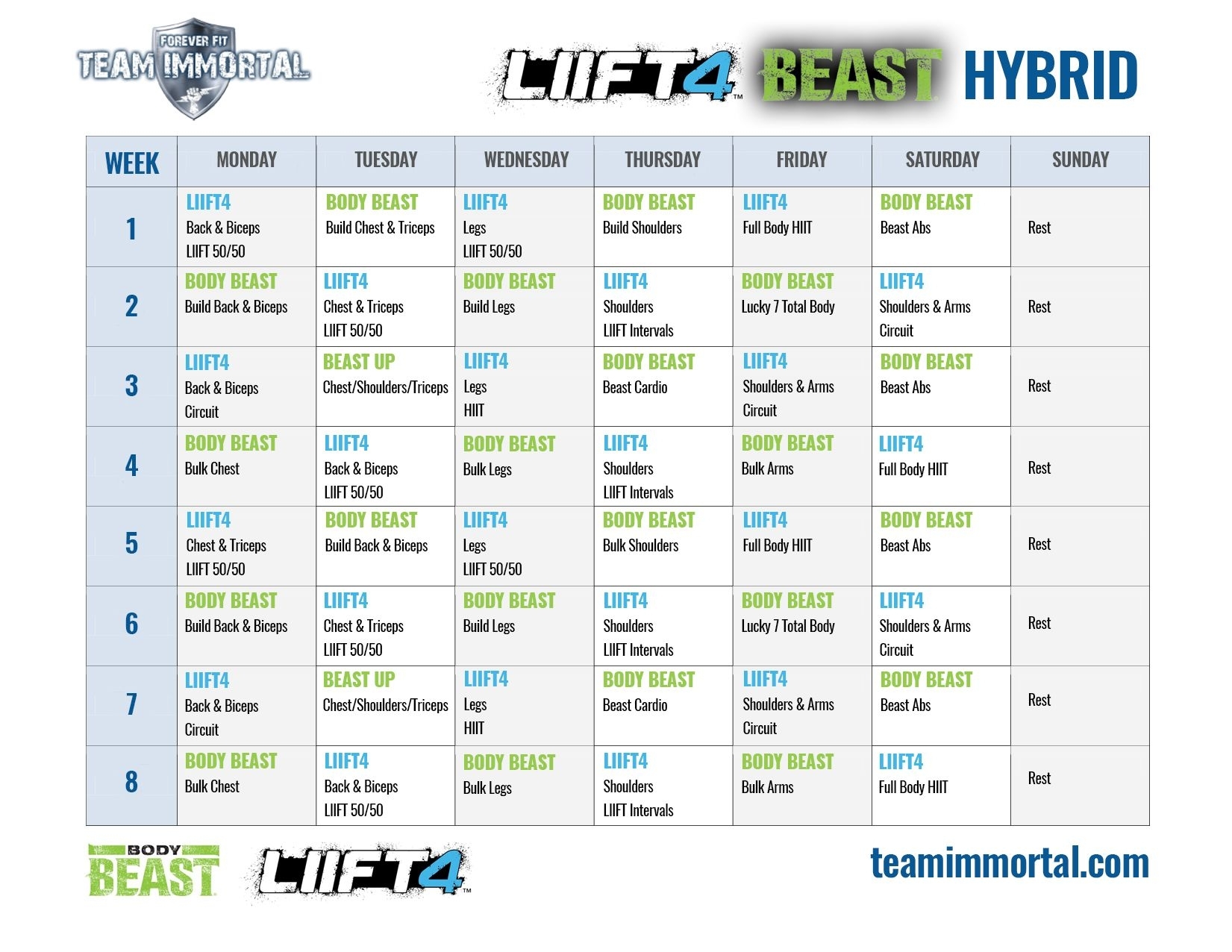 Calendrier Hybride Insanity Max 30 Calendrier Hybride Insanity Max 30