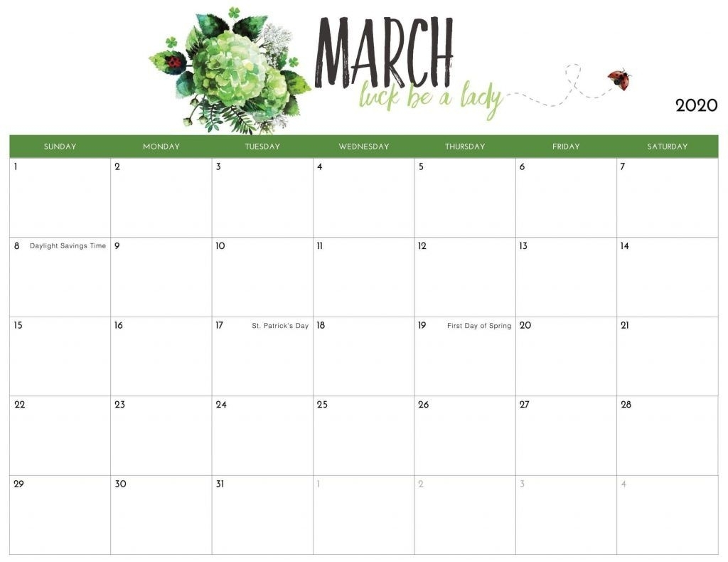 March 2020 Calendar Us In 2020 | Calendar 2019 Printable pertaining to 2020 Calendar Free Printable Imom