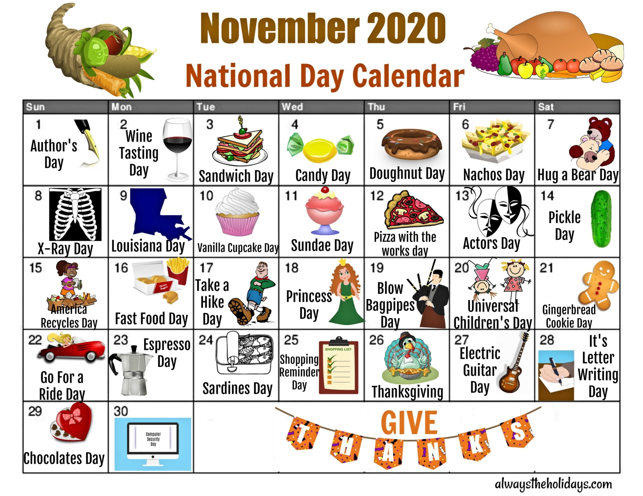 National Days In November 2024 Merl Stormy