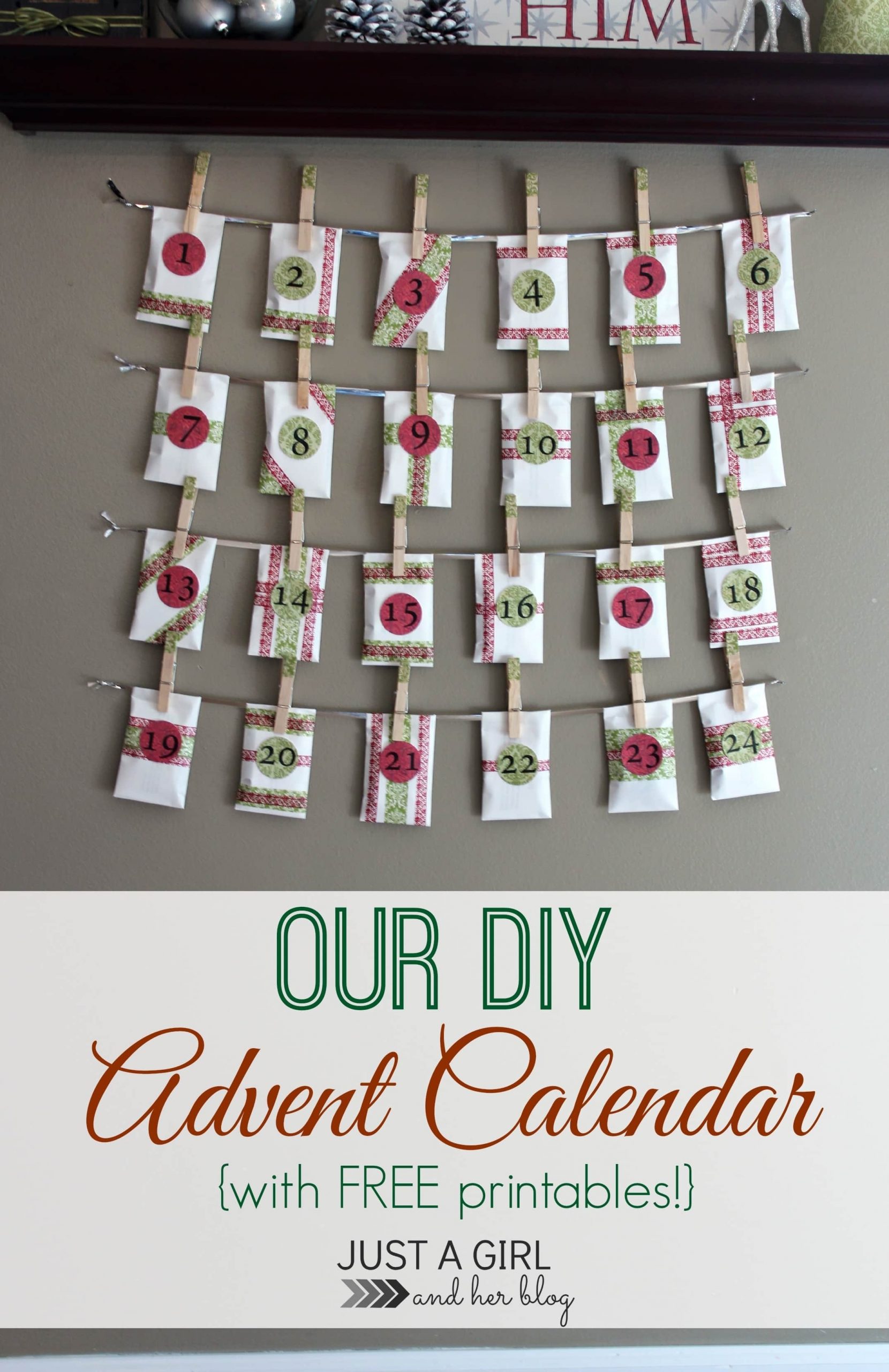 Our Diy Advent Calendar (With Free Printables!) | Abby Lawson