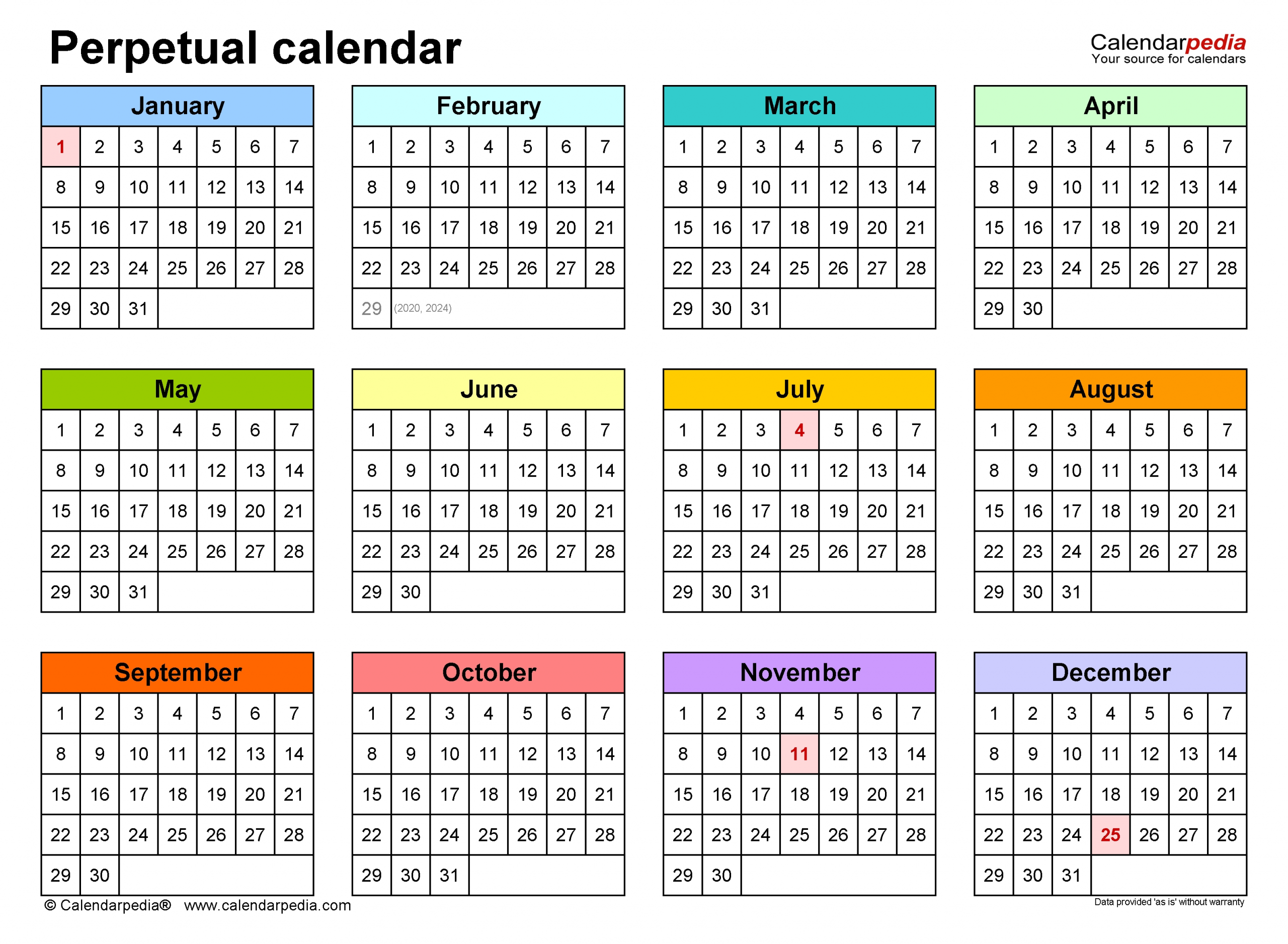 Perpetual Calendar For 2024 Gnni Lenore