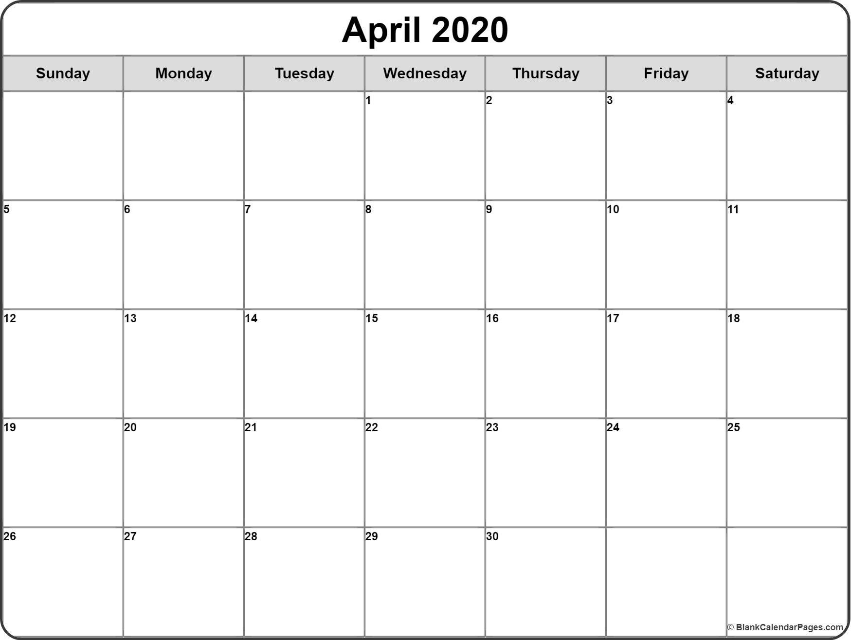 Pin On Craft Fairs for Blank Calendar 2020 Printable Monthly