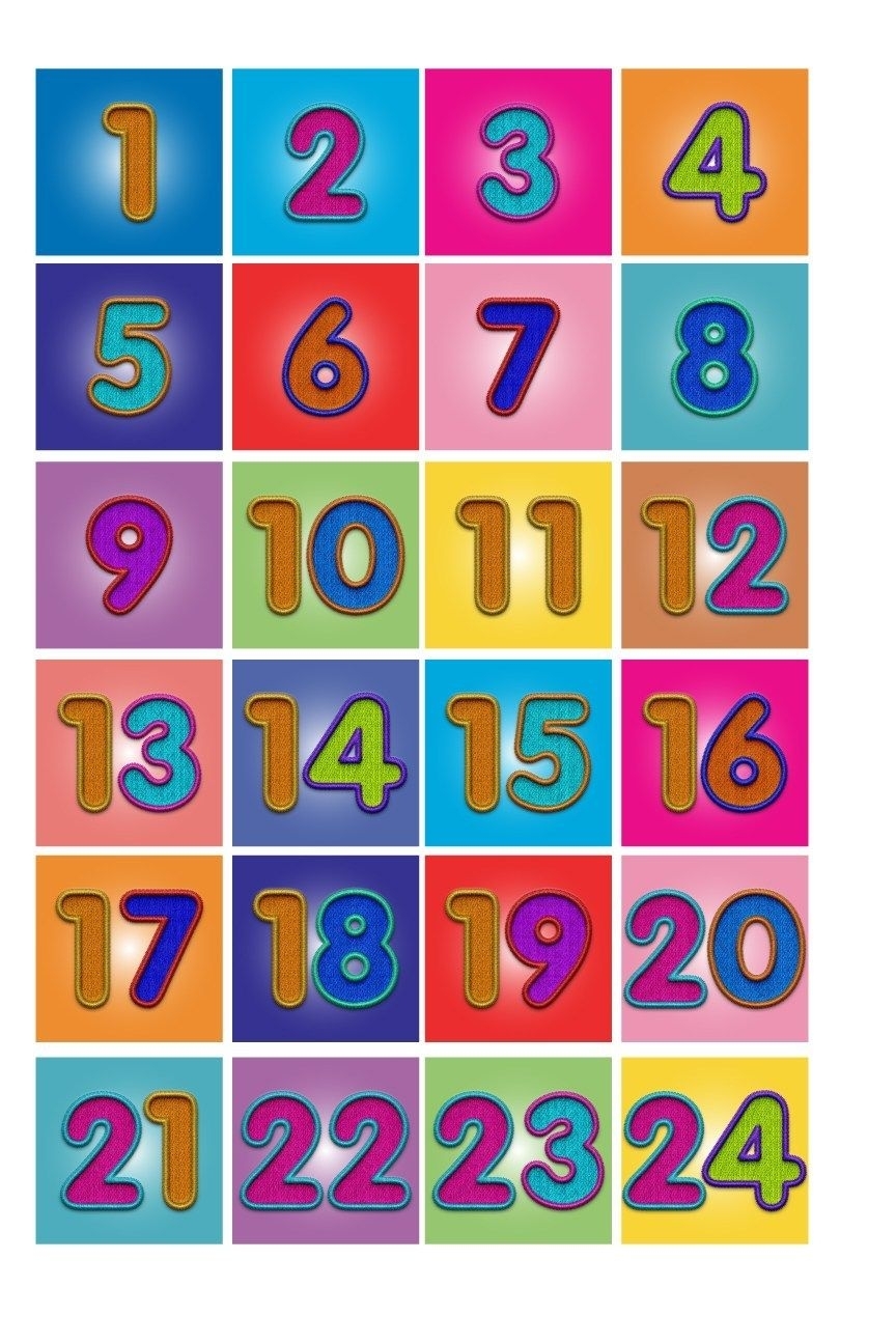 Numbers 131 For Calendar Calendar Inspiration Design
