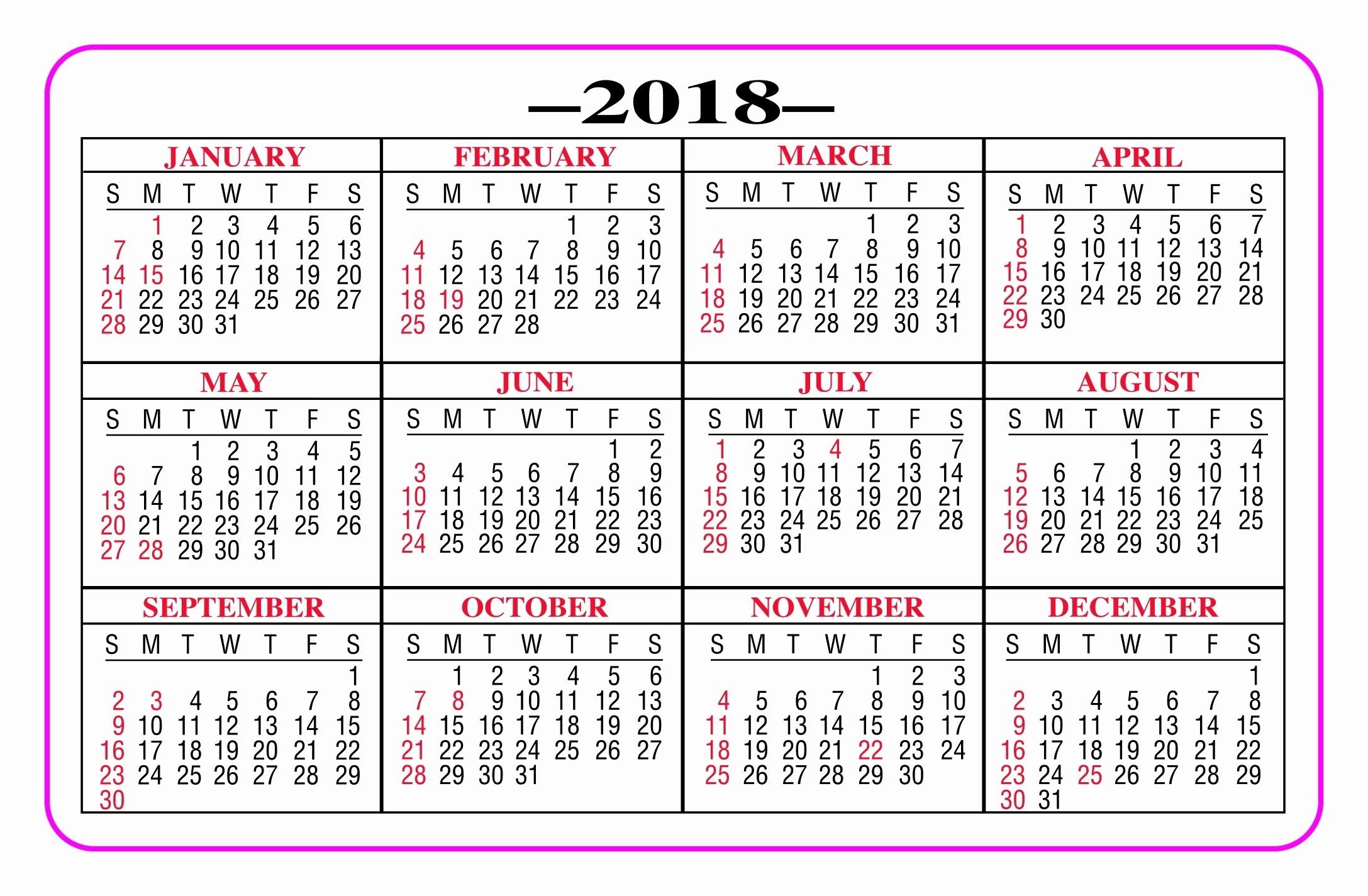 Pin On Printable Calendar 2019