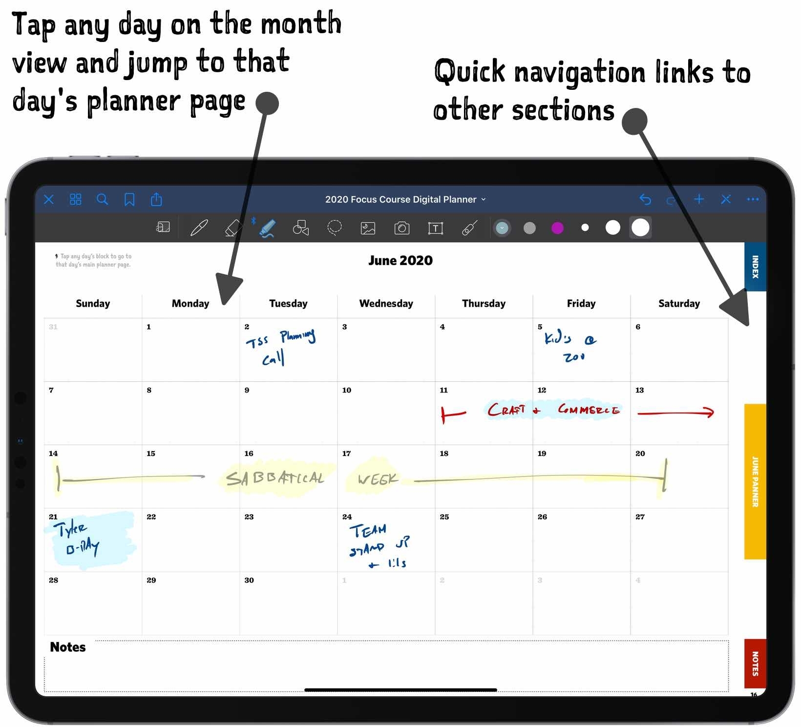 Planner-Month-View-Glance – The Sweet Setup