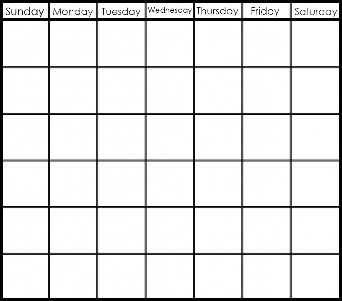 Printable 6 Week Calendar Printable 2 Week Calendar Planner