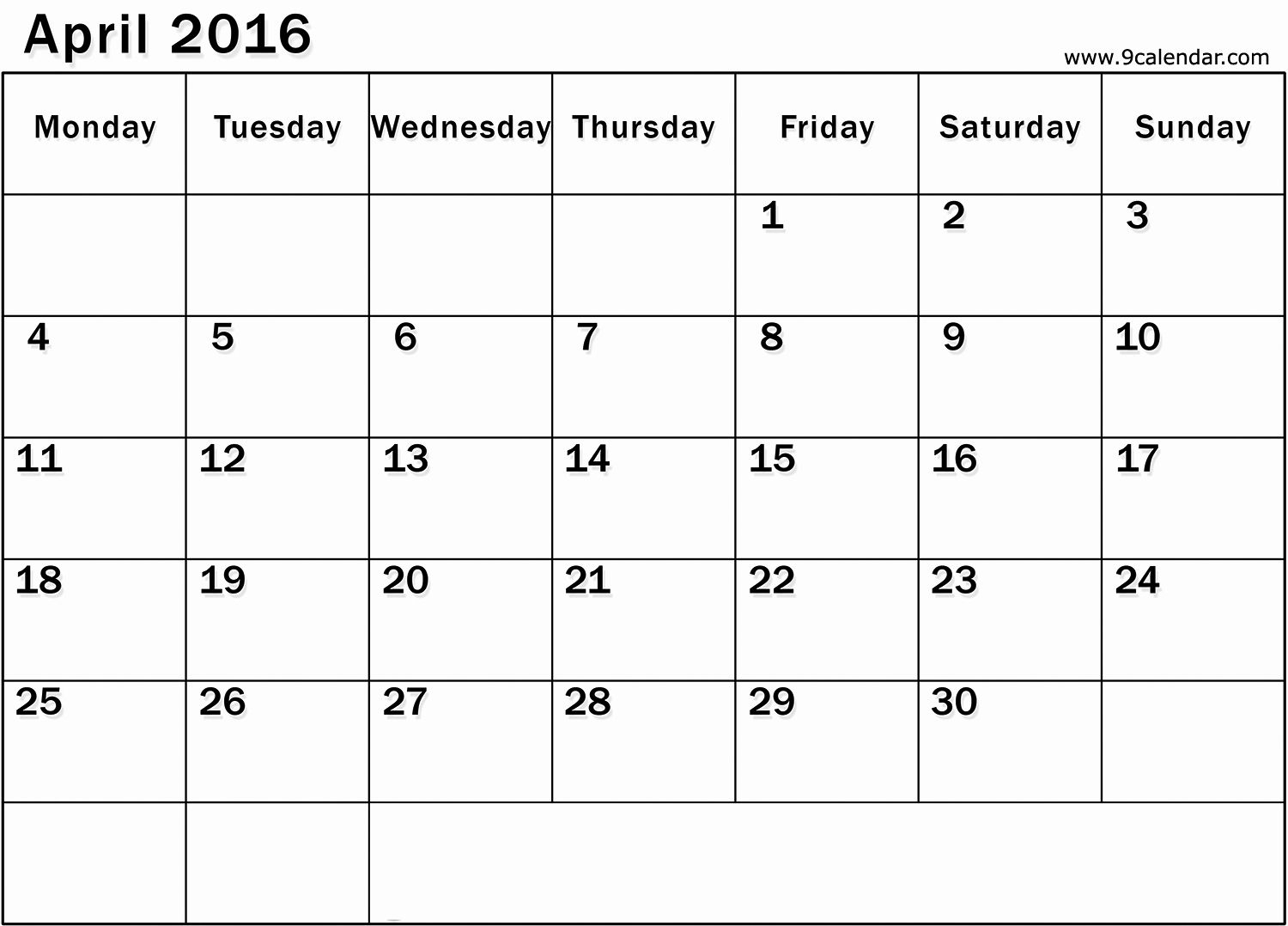 Printable Calendar Starting With Monday In 2020 | Printable