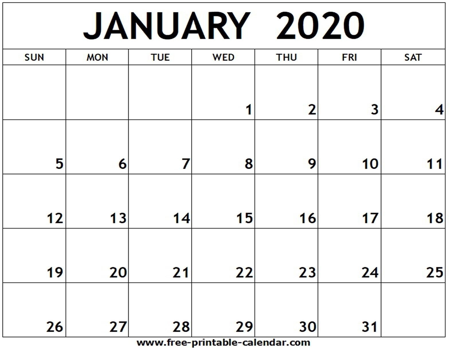 Printable Fill In Calendar 2020 In 2020 | Free Printable within 2020 Calendar To Fill In