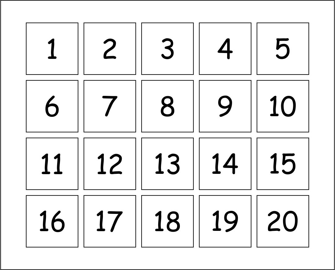 Printable Number Templates Free Printable Numbers 1-30 Free