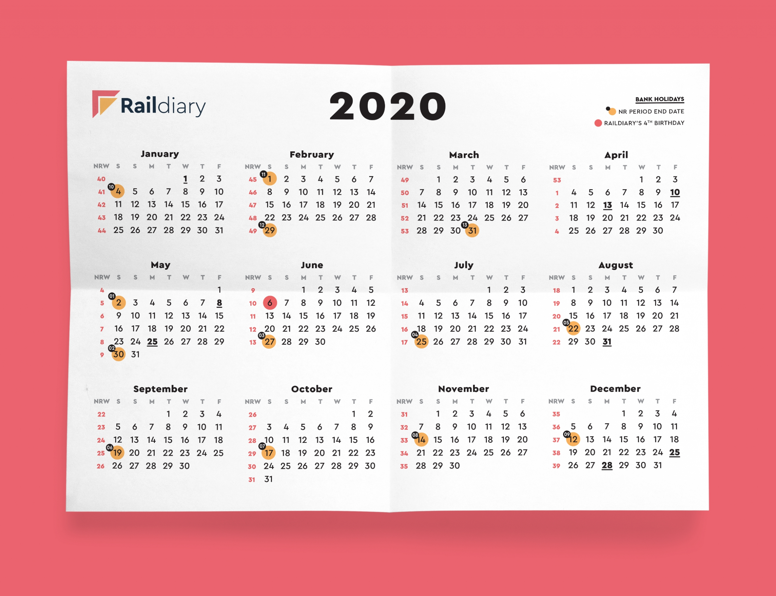 Rail Calendar 2020