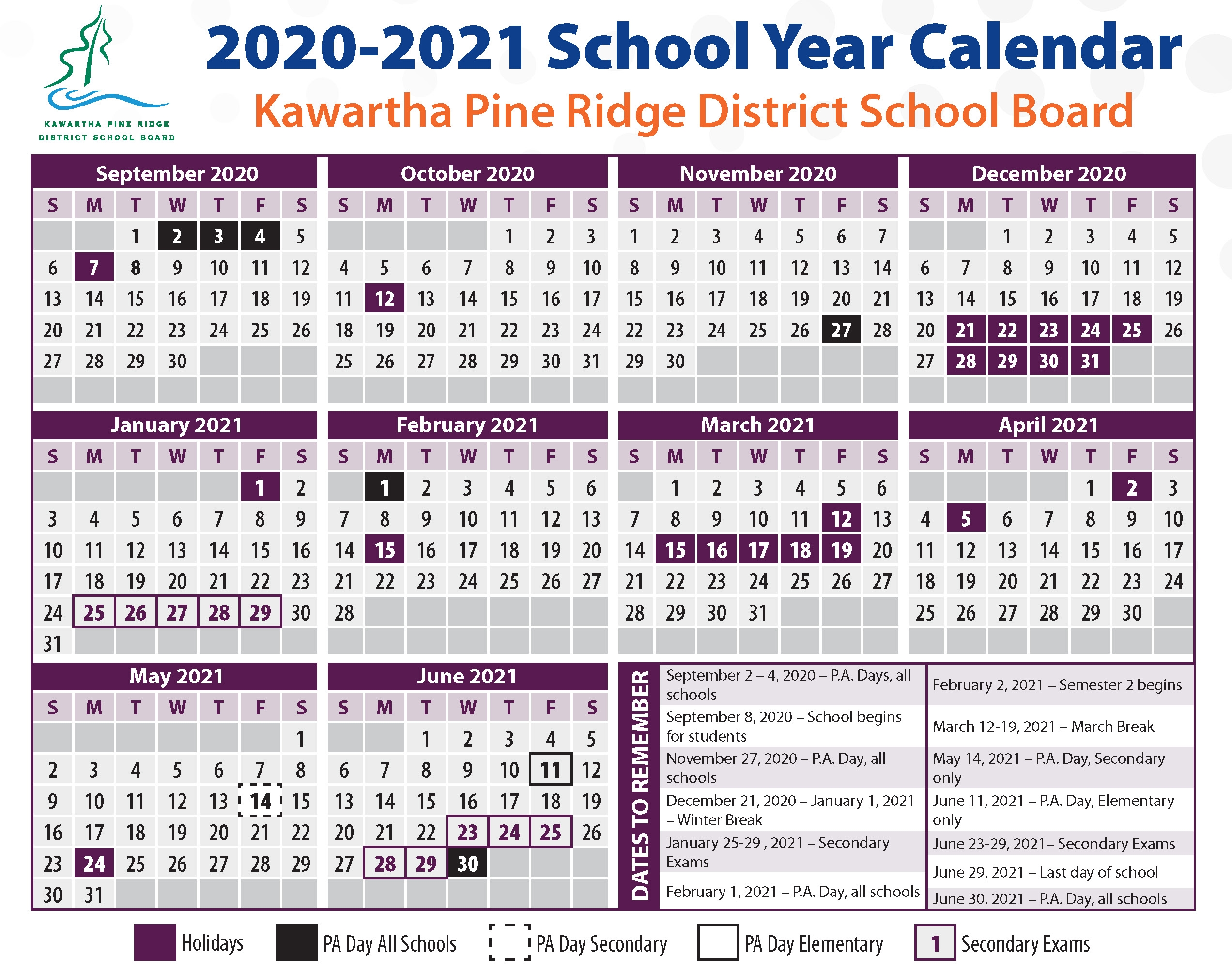 School Calendars