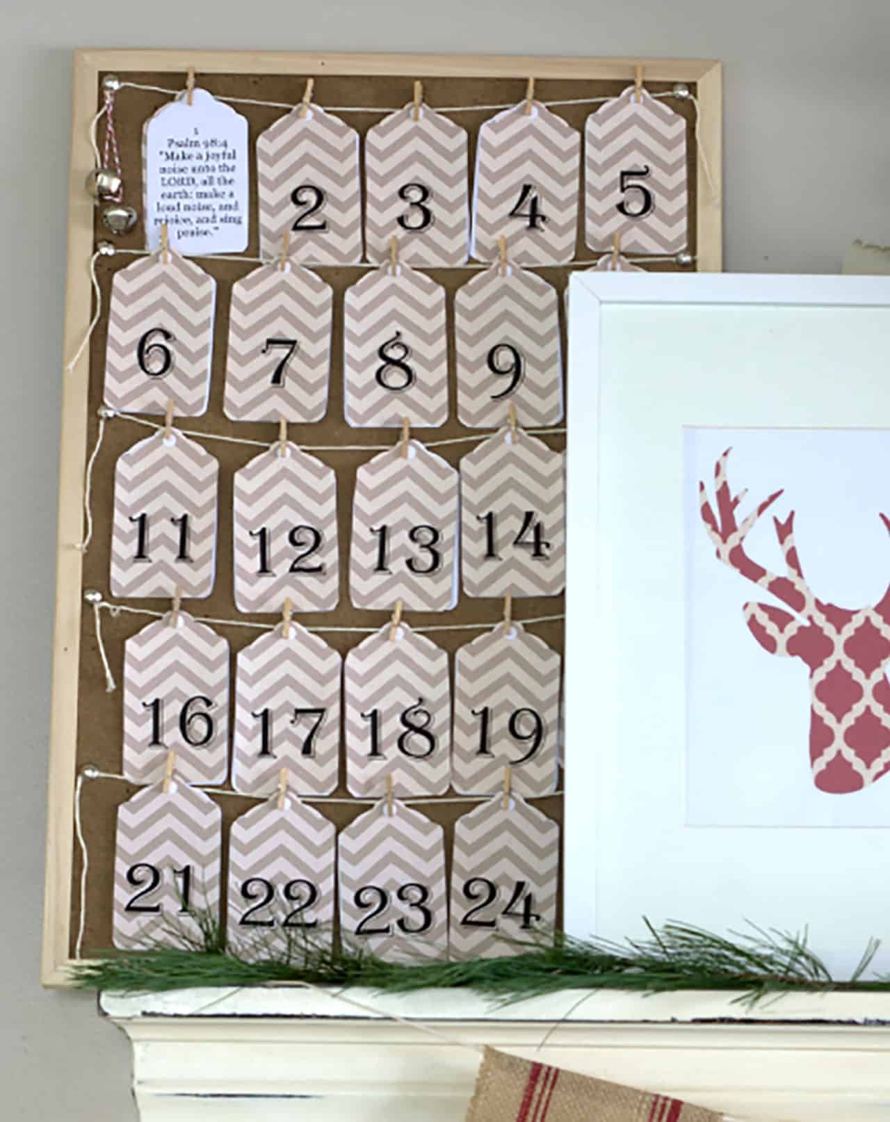 Scripture Advent Calendar - Free Printable Advent Calendar Tags