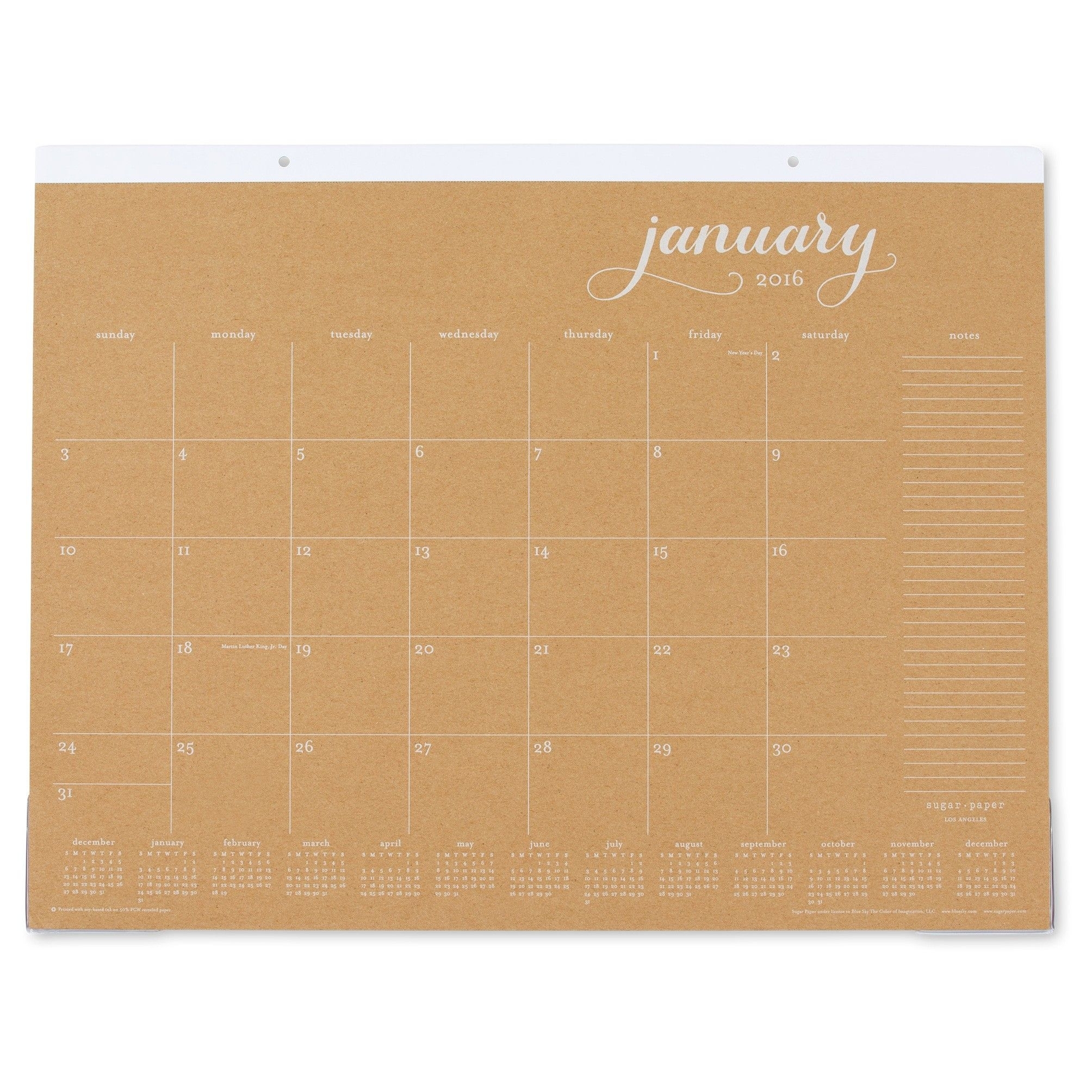 Sugar Paper 2016 Desk Pad 22X17 | Desk Pad, Sugar Paper