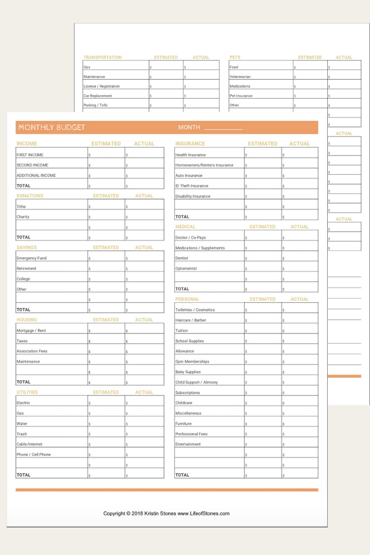 The Most Effective Free Monthly Budget Templates That Will