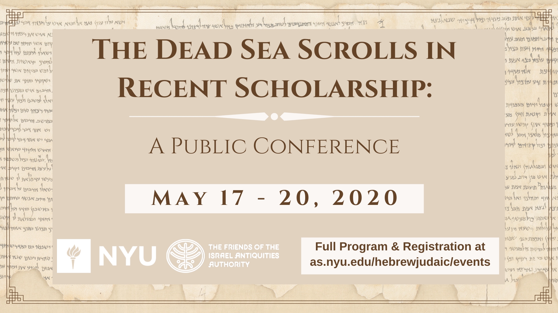 Virtual] The Dead Sea Scrolls In Recent Scholarship: A regarding Enoch Calendar Ancient Hebrew 2019