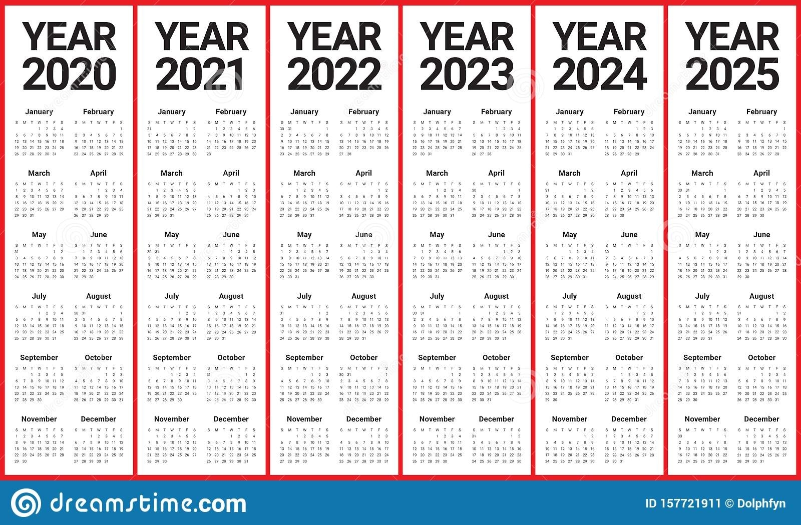 3 year calendar printable 2021 2022 2023 calendar