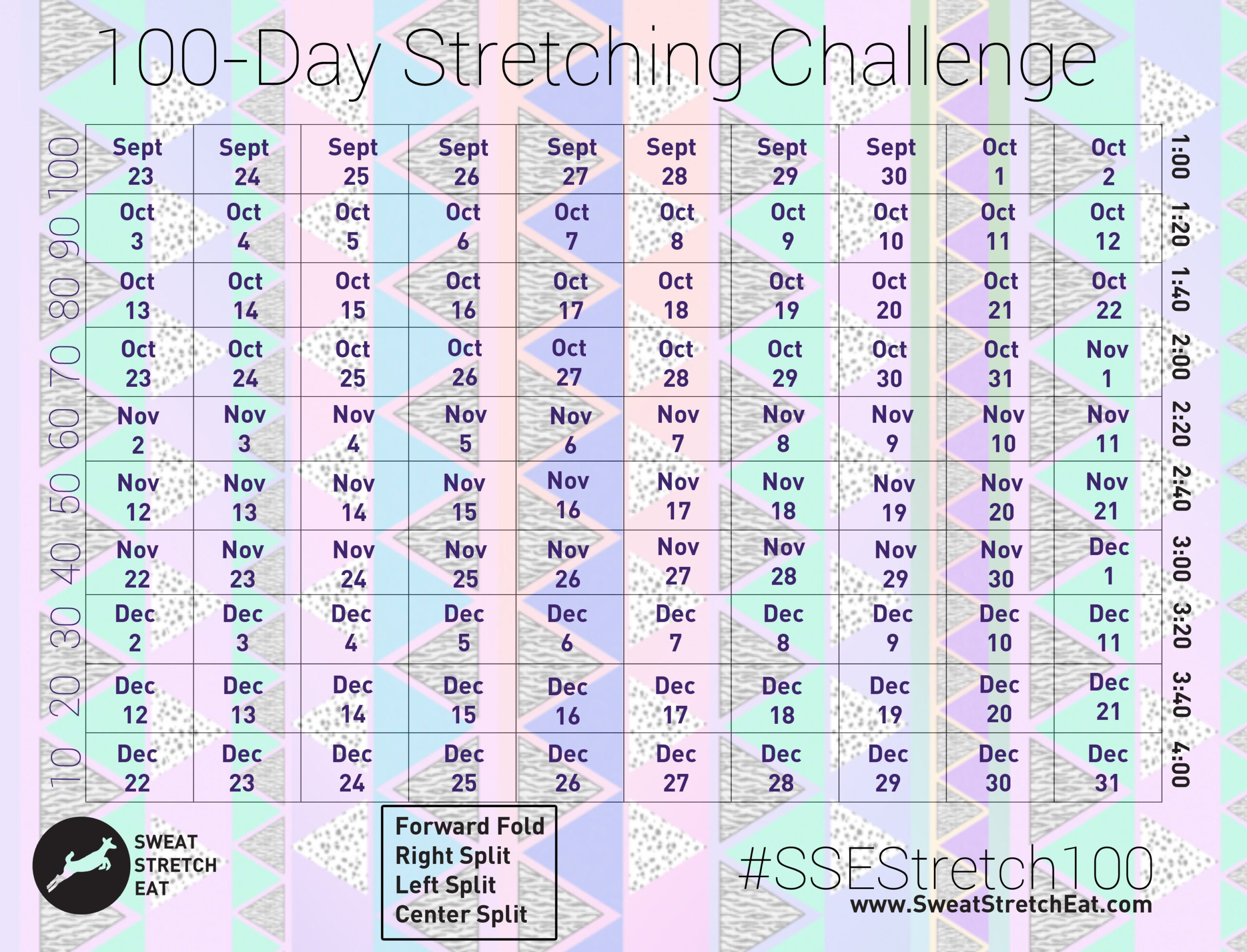 100-Day-Stretch 3,182×2,432 Pixels | Challenges