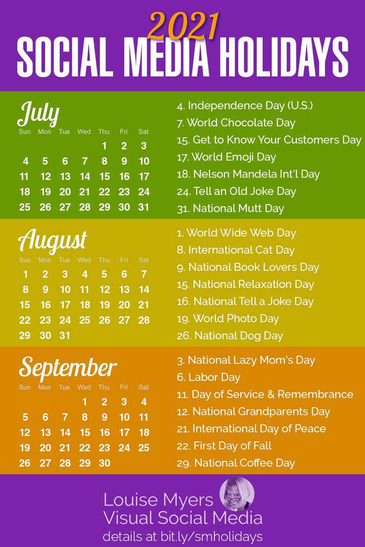 100+ Social Media Holidays You Need In 2021: Indispensable!