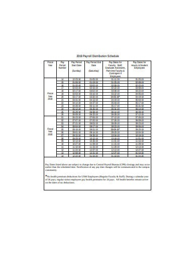 15+ Payroll Schedule Templates In Google Docs | Word | Pages | Pdf | Free &amp; Premium Templates