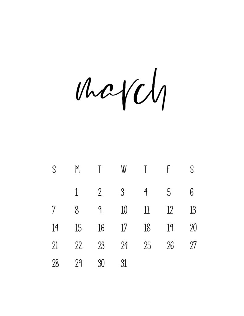 2021 Calendar Free Printable Template - World Of Printables