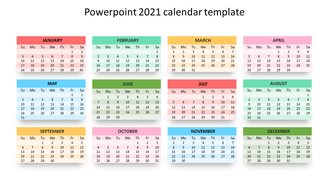 2021 Calendar To Fill In | Calendar Template Printable