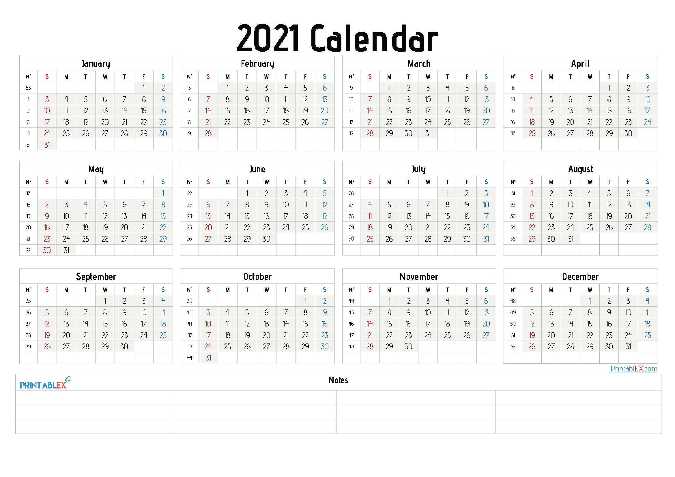 2021 Free Yearly Calendar Template Word 6 Templates Free Printable Calendars