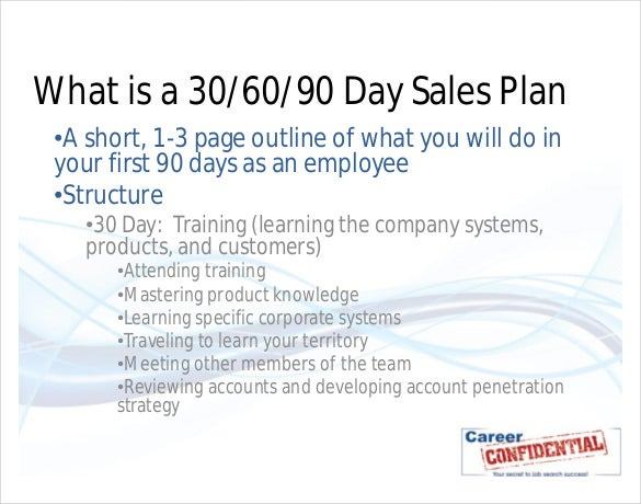 22+ 30 60 90 Day Action Plan Templates - Free Pdf, Word