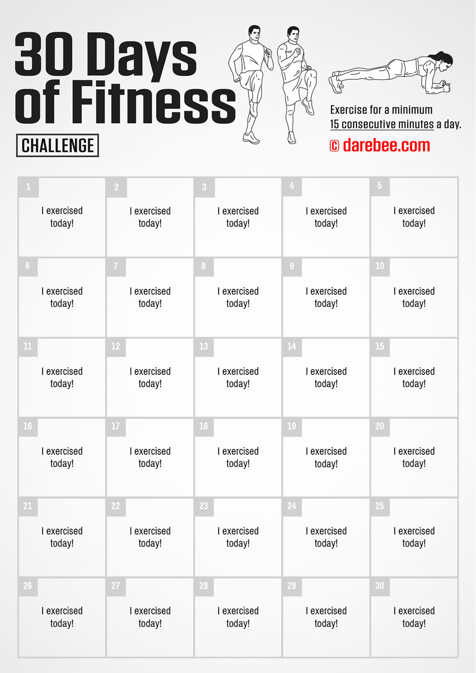 30 Days Of Fitness