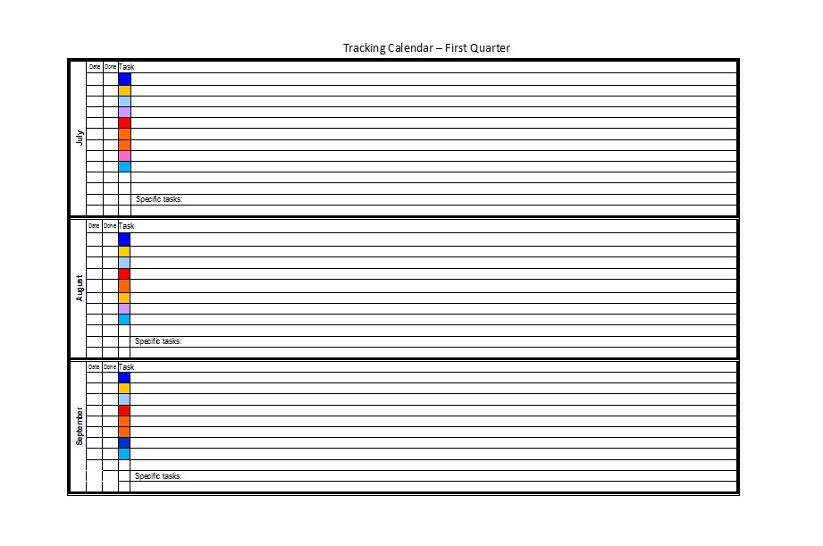 32 Free Bill Pay Checklists &amp; Bill Calendars (Pdf, Word &amp; Excel) In 2020 (With Images) | Bill