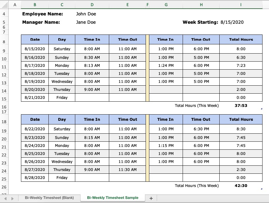 time-slot-excel